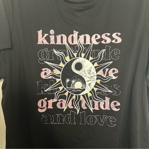 Torrid Everyday Tee - Signature Jersey Kindness Black sun moon graphic size 2XL - Picture 7 of 12